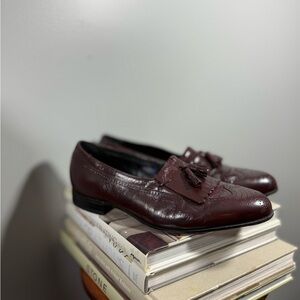 Florsheim Size 10 Elegant Brown Leather Men's Tassel Loafers